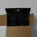 Expawlorer Dog Shoes for Small Dogs, Dog Shoes for Hot Pavement, Hiking Walking, Anti-Slip Rugged Sole,Waterproof Dog Booties for Outdoor Rain Days, All Weather Dog Boots & Paw Protectors (Black) (Size 1: 2.01"x1.65" (L*W) (Pack of 4))