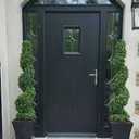 VOPVZVKO Two Artificial Outdoor 4' Spiral Boxwood Topiary UV Rated! Free Returns!