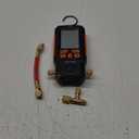 Digital Vacuum Gauge Pro, HVAC Vacuum Meter, 0.2% Accuracy, 0-2000 mbar Range, 4 Units(Torr, mbar, inHg, Hpa), 7/16"-20UNF(1/4" SAE) Vacuum Gauges with Evacuation Mode Pressure Leak Test