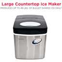 Frigidaire EFIC115 Extra Large Ice Maker, Stainless Steel, 48 lbs per Day