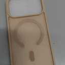 SUPFINE Magnetic for iPhone 17 Pro Case (Compatible with MagSafe)(Military Grade Drop Protection) Translucent Matte Shockproof with Anti-Fingerprint Phone Cover,Desert Gold