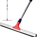 DSV Standard Professional Floor Squeegee for Concrete Floor, 24" Large Heavy Duty Squeegee for Floor, Squeegee Broom for Floor with Telescopic Handle 30”–57” for Tiles, Garage, Deck, Bathroom, Window