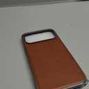 NOMAD Modern Leather Case English Tan Compatible with iPhone 17 Pro Leather Magsafe Charging Compatible Phone Case for iPhone 17 Pro