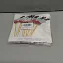 2 x GYGYL 24 PCS Halloween Cupcake Toppers, Glitter Horror Blood Knife Cupcake Picks, Have a Killer Birthday Cake Decorations for Halloween Blood Knife Theme Birthday Party SuppliesBlood Knife