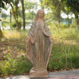 Virgin Mary Garden Statue Outdoor H31 Blessed Catholic Saint Mother of God Large Holy Madonna Resin Religious Sculpture Yard Outside Lawn Tall Praying St Mama Marian Big Painted Lady Magdalene