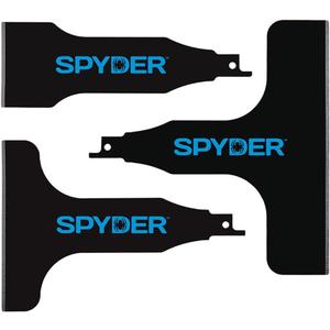 Spyder Scraper 00243 Scraping Tool Attachment for Reciprocating Saws, Black, Multi-Pack