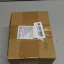 Nefelibata Christmas Reindeer Treats Ceramic Canister Tiered Tray Decor Xmas Mini Candy Jar Bowl Candy Holder with Buffalo Plaid Bowknot Wooden Beads Home Table Centerpiece Decoration Supplies