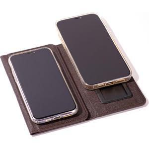 Duo Phone Case for 2 Phones | Multi Purpose Hiquality Leather Cell Phone Case, Cell Phone Wallet | Folding Variation | All Phone Types Available | iPhone, Galaxy, Motorola, etc | (Brown)