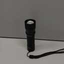 LUXPRO Zoom Focus 390 Lumen LED Handheld Flashlight - Features Patented TackGrip and Aircraft-Grade Aluminum - Pocket-Sized Camping Accessories with Wrist Lanyard - Batteries Included