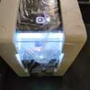 Aeitto Nugget Ice Maker Countertop, Pellet Ice Machine Soft Chewable Ice 40lbs/Day, One-Click Operation, Auto Self-Cleaning Crushed Ice Makers Stainless with Scoop for Home/Kitchen/Office (Grey)