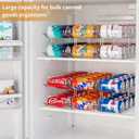 LXLXXL Can Organizer For Pantry Canned Food Goods Organizer For Cabinet Clear Automatic Rolling Can Storage Organizer Pantry Holders Rack, Holds Up to 36 Cans