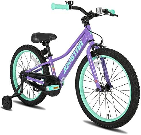 JOYSTAR NEO 20" 24" Kids Mountain Bike for Boys Girls 5-12 Years | 20" Kids Bike with Training Wheels, 24 Inch Bike with Kickstand, Dual Brake (Coaster+Handbrake),