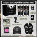 Birthday Gifts for Mens Him Who Have Everything, Unique Birthday Gift Baskets for Men Dad Husband Brother Boyfriend, Funny Grandpa Uncle Father Presents Man Black Thank you Gifts Ideas