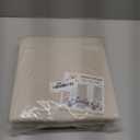 H.VERSAILTEX Linen Curtains Nickel Grommet Natural Linen Semi-Sheer Curtains 2 Panels Privacy Added Premium Soft Rich Material Drapes for Bedroom/Livingroom - 52x96 - Inch - Linen