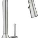 Moen Adler Spot Resist Stainless Motionsense Wave Sensor Touchless One Handle Pulldown Kitchen Faucet Featuring Power Clean, 87233EWSRS