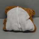 IIMMER Christmas Big Boys Boys Fleece Cute Brown Reindeer Jumpsuit with Hood for Girls Zipper Xmas Cute Animal Deer Outfit 11-12 Years