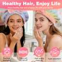 2Pcs Super Absorbent Hair Towel Wrap for Wet Hair, Microfiber Hair Drying Caps,New Fast Drying Hair Turban Wrap Towels Shower Cap for Girls and Women(Green)