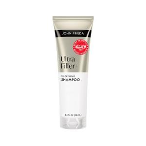 John Frieda ULTRAfiller+ Thickening Shampoo, Strengthening Shampoo for Damaged or Thin Hair, Infused with Biotin and Hyaluronic Acid to Strengthen Hair for Thicker Fuller Results, 8.3 Fl Oz