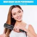 Professional Hair Straightener, 2.16'' Extra-Large Floating Titanium Flat Iron, Anti-Static 30s Instant Heating Straightening Iron with 5 Adjustable for All Hair Types