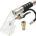 Carpet Extractor Wand with 1/4"Quick Disconnect Coupler Valve for Shop Vac/Mytee & Most upholstery vacuum extractor ,Upholstery Cleaning Tool for Carpet Cleaning/Car Detailing, Extractor Head