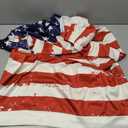 Men's American Flag 3D Print Hoodie Casual Funny Hooded Pullover (XXXL)