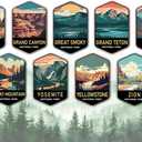 National Parks Wall Art,12x8, Acadia, All 63 National ParkS Posters Prints Wall Art Decor