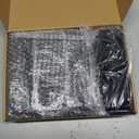 200 Pcs Mini Appetizer Plates Bulk 1 oz 2.4 Inch Square Plastic Dessert Plates Disposable Appetizer Tray for Wedding Shower Valentine's Salad Cake Afternoon Tea Birthday Party (Black)