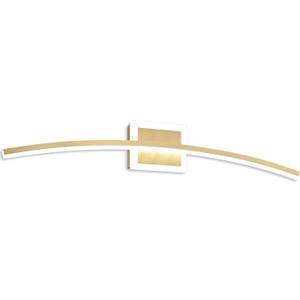 PRESDE 32in Dimmable LED Gold Bathroom Light Fixtures Over Mirror, Vanity Light for Bathroom,Modern Brushed Bronze Bath Wall Lighting
