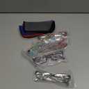 Kerecsen Reading Glasses 5 Pairs Fashion Ladies Readers Spring Hinge with Pattern Print Eyeglasses for Women (Mix Color -8, 0.75)