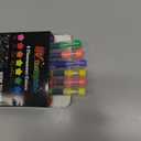 INAFKDPONR 8-Color Luminous Body Painting, UV Neon Face Painting Pen, Luminous Face Painting Kit, Washable Skin Tattoo Pen, Halloween Party Makeup (8 Colors)