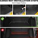 Floor Mats & Cargo Liner Fit for Honda CRV 2023-2025 2026 All Models (Include Hybrid) - Custom Fit All Weather Floor Liners & Trunk Mat (Upper Deck) 2025 CR-V Accessories Full Set Car Mats