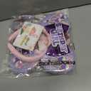 2 x Mouse Ears Birthday Girl Headbands with Dream Balloon&Shiny Sequins, for Princess Costume Cosplay Glitter Party Props, Soft Flannel, Purple; BR-FLZ