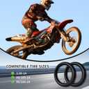 90/100-14" 3.00-14 inch Heavy Rear Inner Tube, 14 Inch Replacement Tire, for 125cc 140cc Pit Pro Trail Foot Dirt Bike [Thickened] (2 Pack)