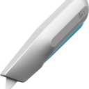 Slice 10494, Squeeze Knife, Box Cutter with Ceramic Blade, Finger Friendly, Lasts 11x as Long, Metal Handle, Blade Smartly Retracts While Cutting