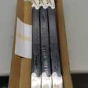 22 inch Ball Bearing Drawer Slides 6 Pairs (12pcs) - 100LB Capacity, Full Extension Side Mount Slides for Kitchen Cabinets, Wardrobes, Office Furniture (Black 22inch)