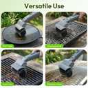 Electric Grill Brush, Cordless Bristle-Free BBQ Grill Cleaner for Hot Grates, Stainless Steel Power Scrubber for Gas, Charcoal, Cast Iron and Outdoor Grills