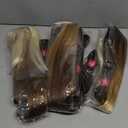 Ombre Pre stretched Braiding Hair, 36 Inch 4 tones Braid Hair Extensions, 8 packs Multi Color Blend Braiding Hair Pre-stretched, Crochet Hair Braiding(36''-8packs, 1b/30/27/613)