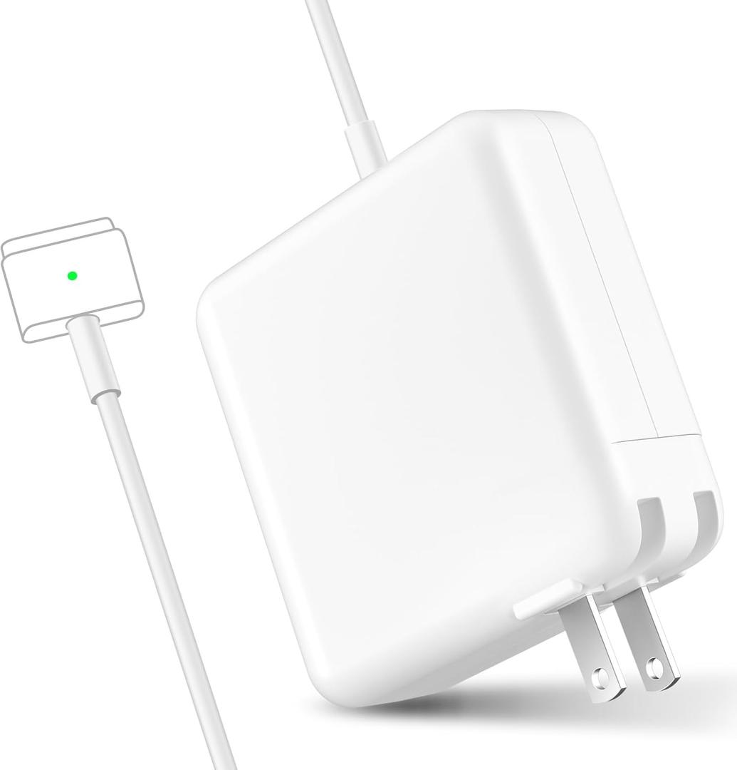 Mac Book Pro Charger - 60W T-Tip Magnetic Charger Power Adapter, Compatible with Mac Book Air/Pro 13-Inch Retina Display(After 2012)