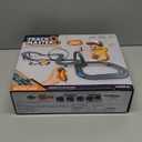 Slot Car Race Track Sets, 23ft Battery Powered or Electric Track with 4 Slot Cars, Dual Racing Game Lap Counters, Race Track Set Features a Loop, Turns, Straightaways and a Crossover for Boys Age 6-12