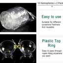 Clear Plastic Fillable Ornaments for Crafts 80mm Christmas Ornaments Balls, Acrylic DIY Ornaments Christmas Tree Decorations, Hanging Decoration (Clear Fillable Balls 80mm)