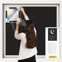 Vanten 2025 Upgraded Blackout Curtains, 118" x 57" Shades, 100% Blackout Material with Adhesive Tapes, Window Cover for Baby Nursery, Bedroom, Living Room, Travel