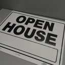Hillman Open House Sign With Frame, 1 ct 