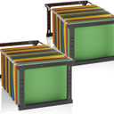 Officemate Plastic Hanging File Frames, Letter and Legal Size, Rails 24 to 27, 2 Sets (91963), Black