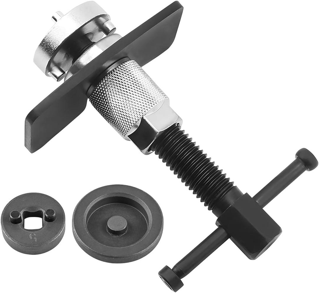 Car Brake Piston Wind Back Tool, 5PCS/Set Brake Caliper Piston Rewind Tool, Auto Rear Brake Pad Wind Back Tool, Brake Caliper Wind Back Tool for Replacement of Rear Brake Pad