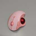 seenda Wireless Trackball Mouse, Ergonomic Bluetooth Rollerball Mouse Rechargeable, 3 Device Connection Optical Mice Adjustable DPI Thumb Control Mice Compatible for PC/Laptop/Windows/Mac - Pink