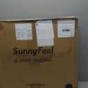 SUNNYFEEL Camping Directors Chair, Heavy Duty,Oversized Portable Folding Chair with Side Table, Pocket for Beach, Fishing,Trip,Picnic,Lawn,Concert Outdoor Foldable Camp Chairs (Padded Black)