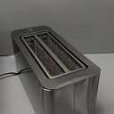 Mueller UltraToast Full Stainless Steel Toaster 4 Slice, Long Extra-Wide Slots for Bagels and Waffles, 6 Browning Levels, LED Display, Cancel/Defrost/Reheat Functions & Removable Tray, Kitchen Gadgets