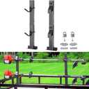 ELITEWILL 2 Place Locking Trimmer Rack Trim line Holder Fit for Open Landscape Trailers Racks