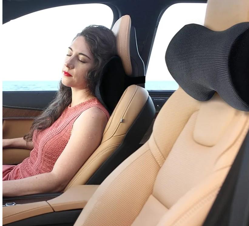 SPRFUFLY Make Relaxing Car Headrest Pillow, Car Pillow for Driving with Adjustable Strap, Breathable Removable Cover & Ergonomic Design - Softness Travel Car Neck Support Pillow(Black, 1PC) SPRFUFLY Make Relaxing Car Headrest Pillow, Car Pillow for Driving with Adjustable Strap, Breathable Removable Cover & Ergonomic Design - Softness Travel Car Neck Support Pillow(Black, 1PC)