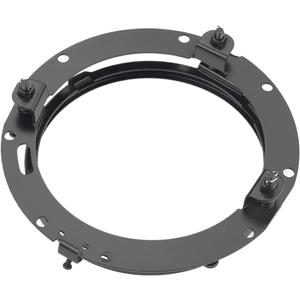 FVYRH 7 Inch LED Motorcycle Headlights IP67 Waterproof Motorcycle LED Lamp High Low Beam DRL Amber Turn Signal Compatible With Softail(7inch Bracket Black)